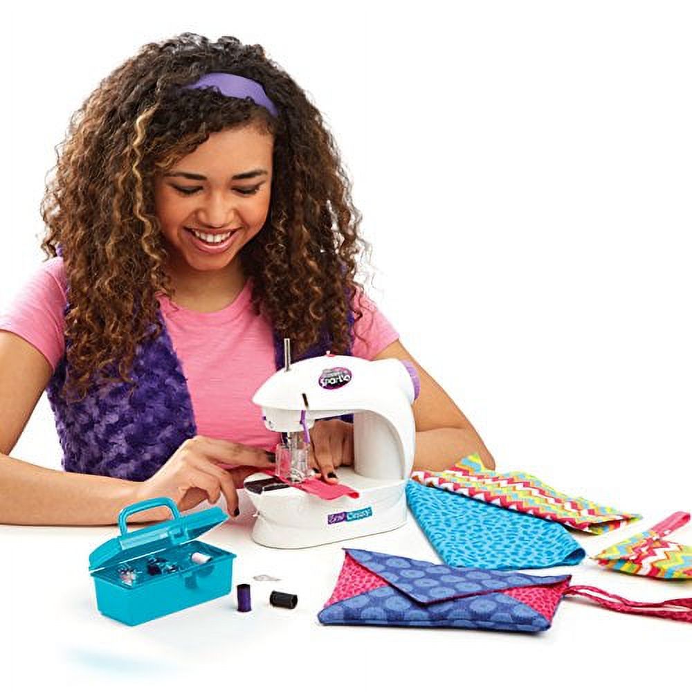Cra-Z-Art Shimmer N' Sparkle Sew Crazy Kid Sewing Machine, Children Ages 8  and up